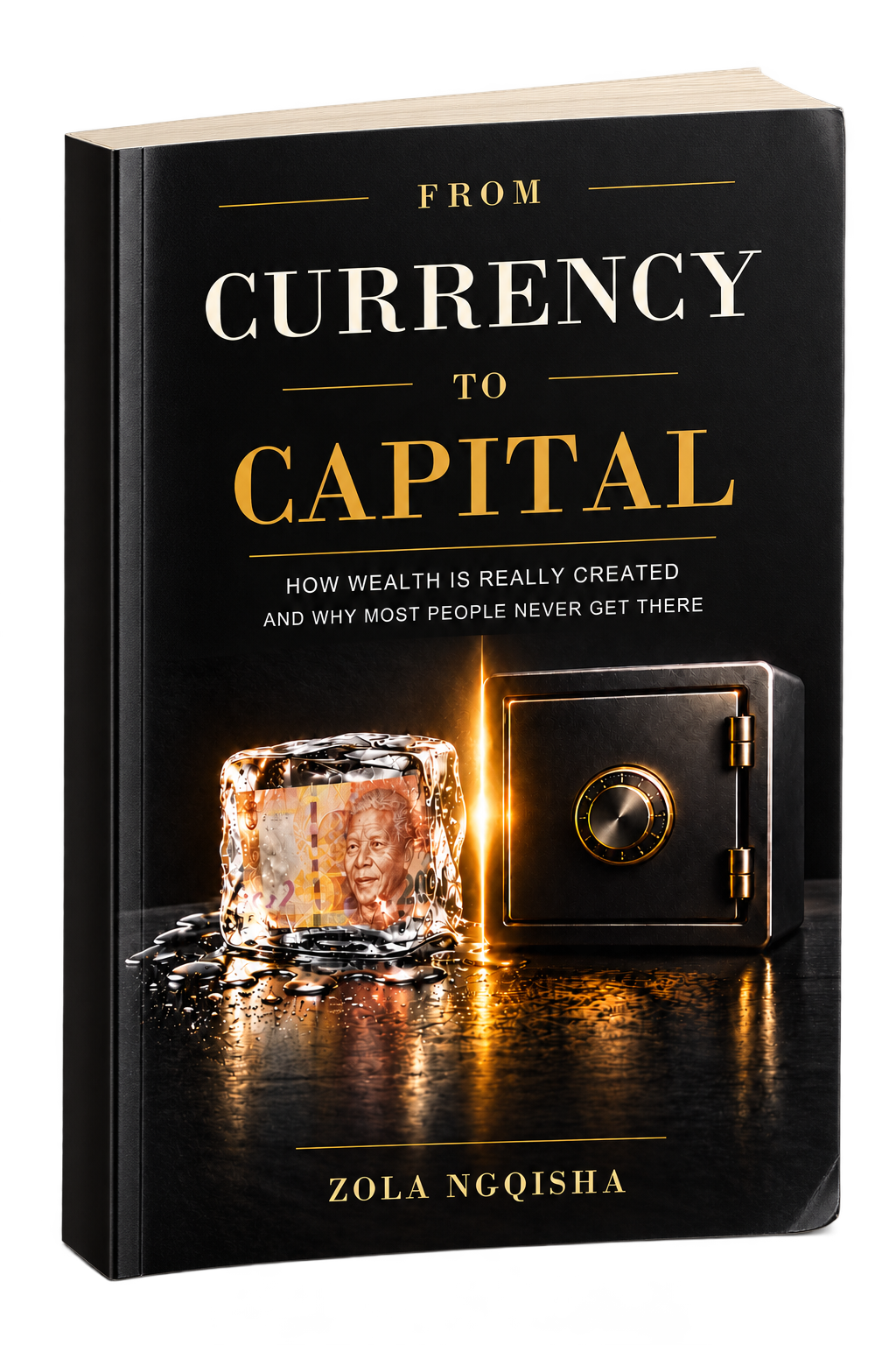 3D softcover edition of From Currency to Capital by Zola Ngqisha